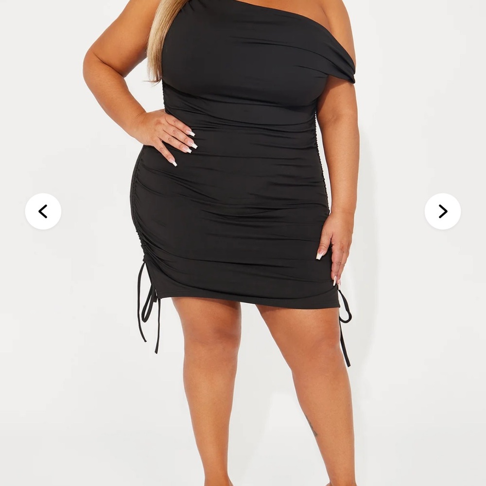 Elegant Black asymmetrical  Dress